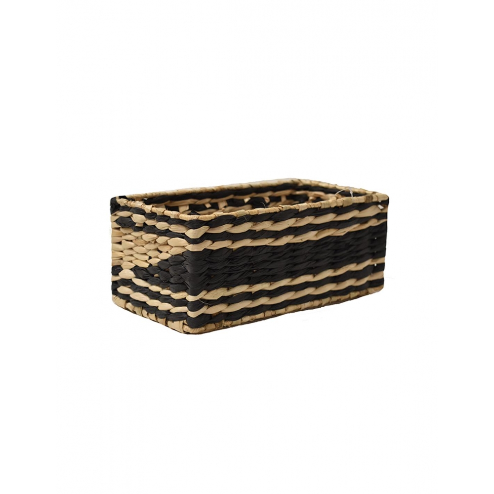 Καλάθι ψάθινο black rush 26X13X10 Plastona 00.06.67448