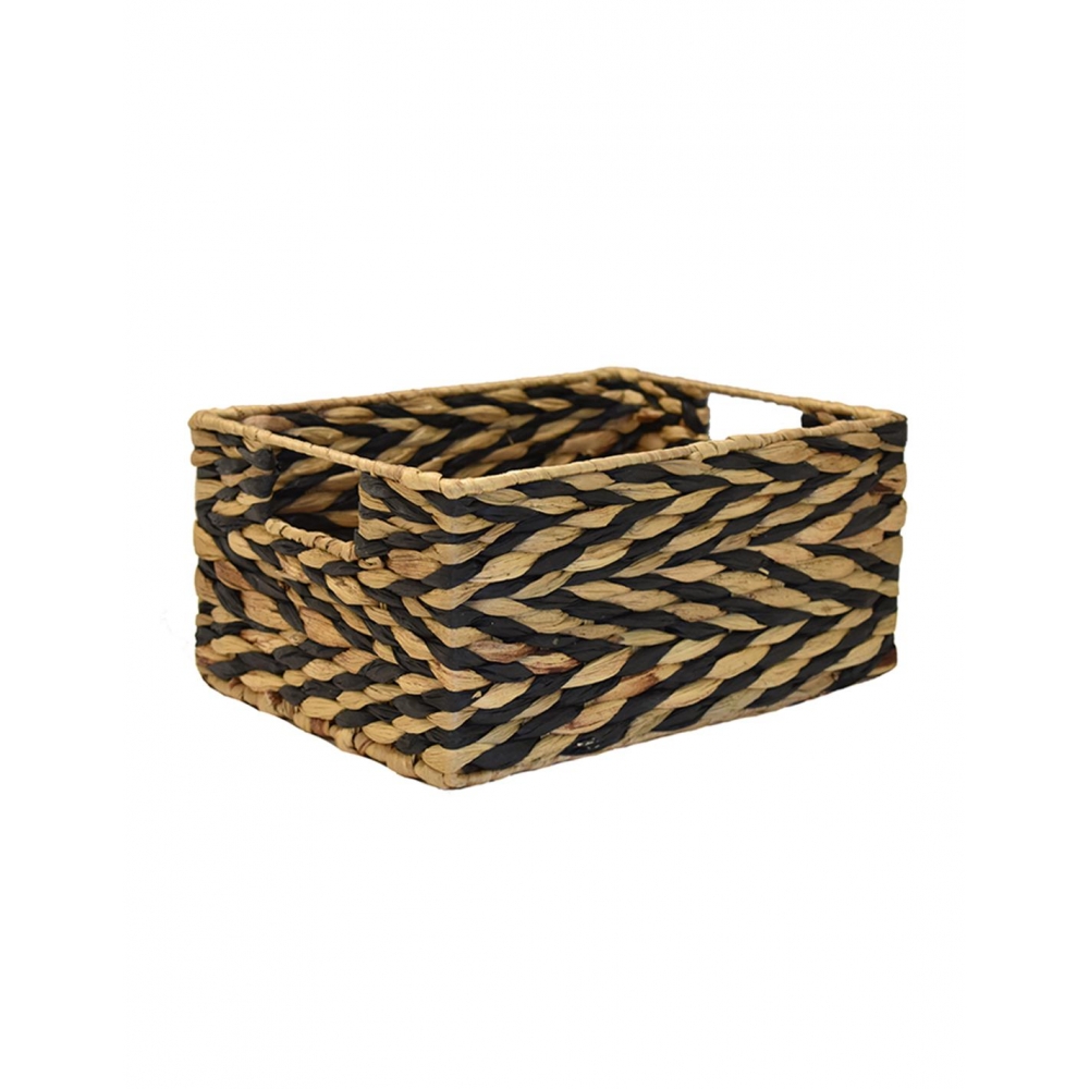 Καλάθι ψάθινο black rush 31X23X15 Plastona 00.06.67548