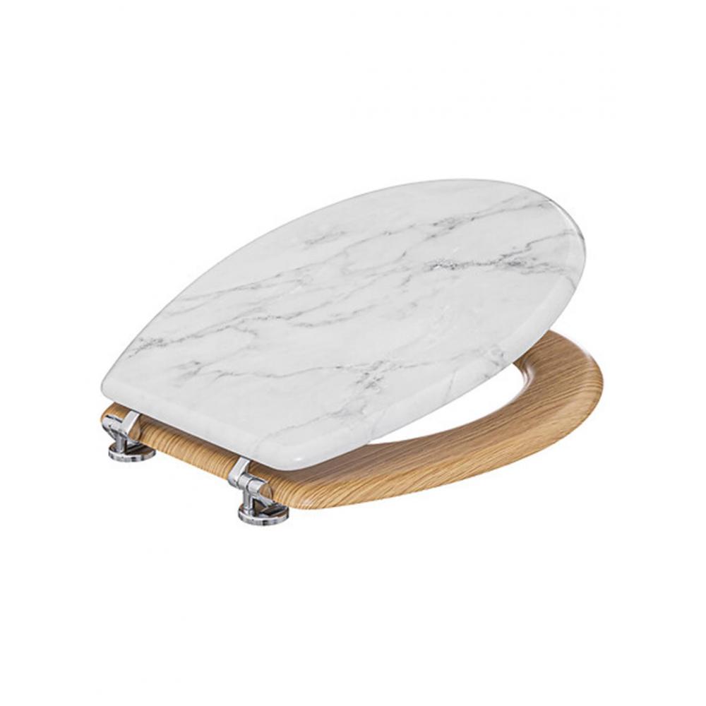 Καπάκι τουαλέτας marble effect 36 x 42,5 x 5,3 cm Plastona 07.174791