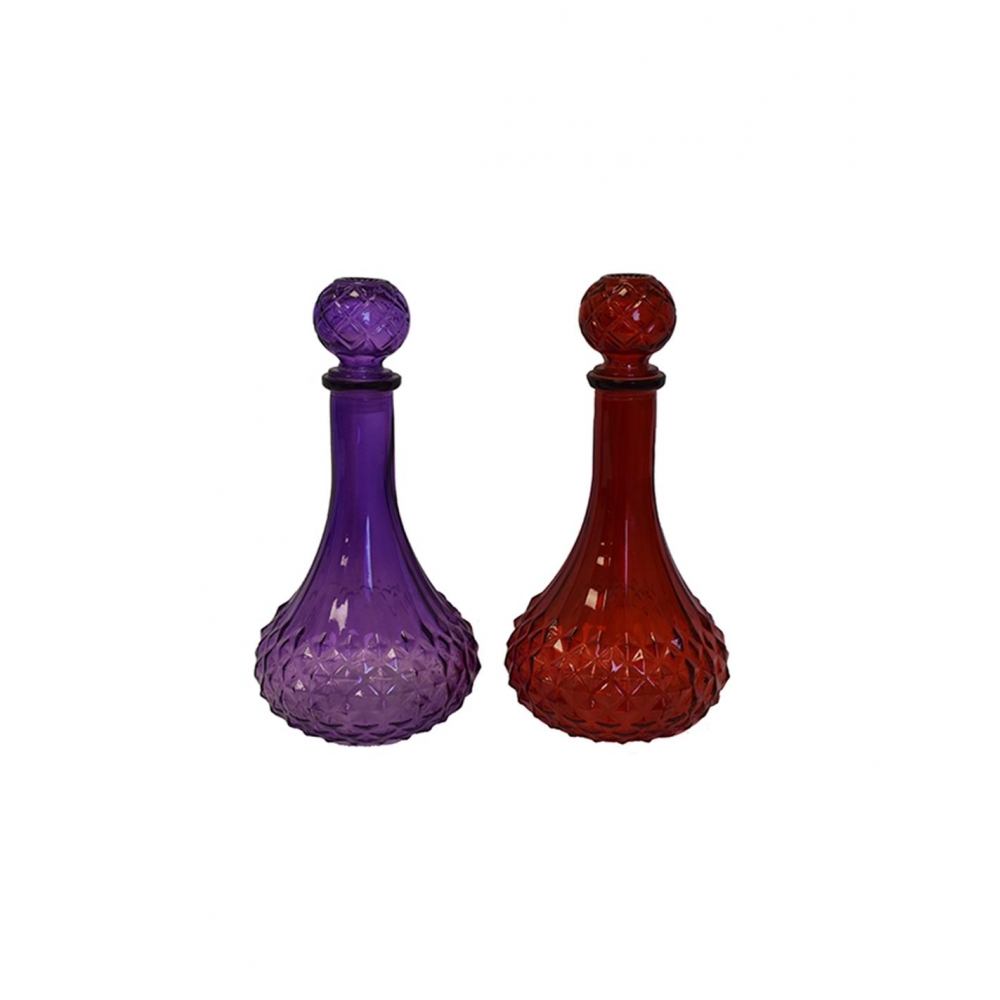 Καράφα μπουκάλι μωβ-κόκκ.800ml 13Χ27 Plastona 00.03.3224