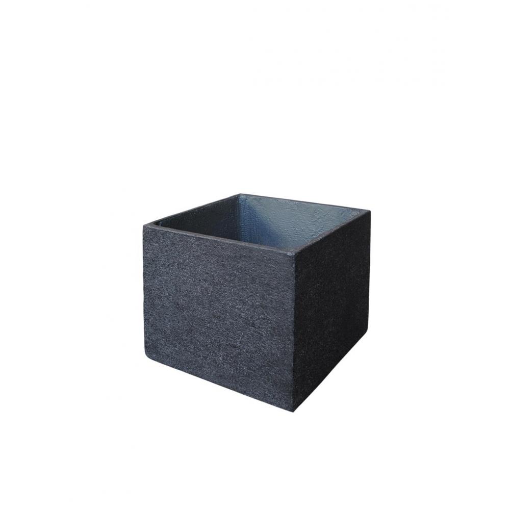 Γλάστρα cement rough μαύρο 45Χ45Χ38 Plastona 00.03.35667
