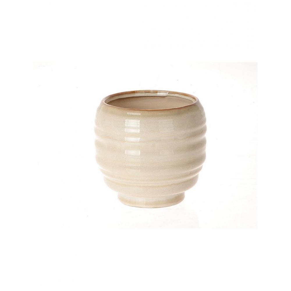 Κασπώ κεραμ.cream Φ8,5 Η7,5cm Plastona 012.776400560