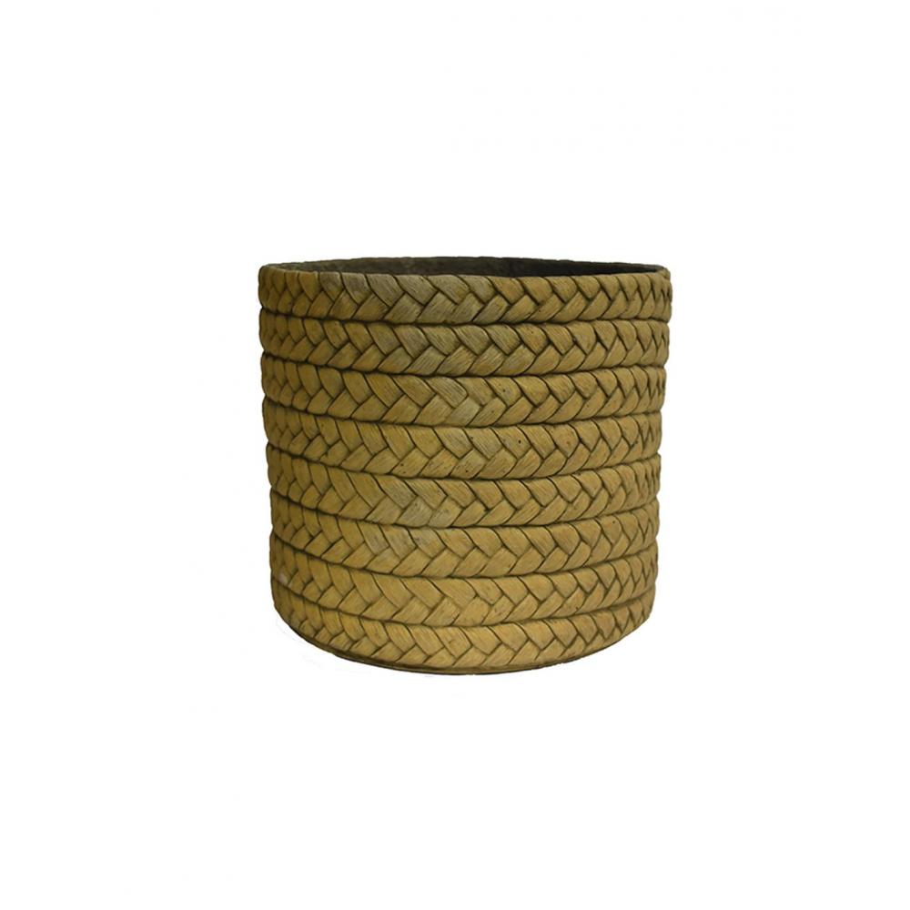 Κασπώ κεραμ.light rattan καφέ χρ.Φ31Χ26 Plastona 00.03.35629
