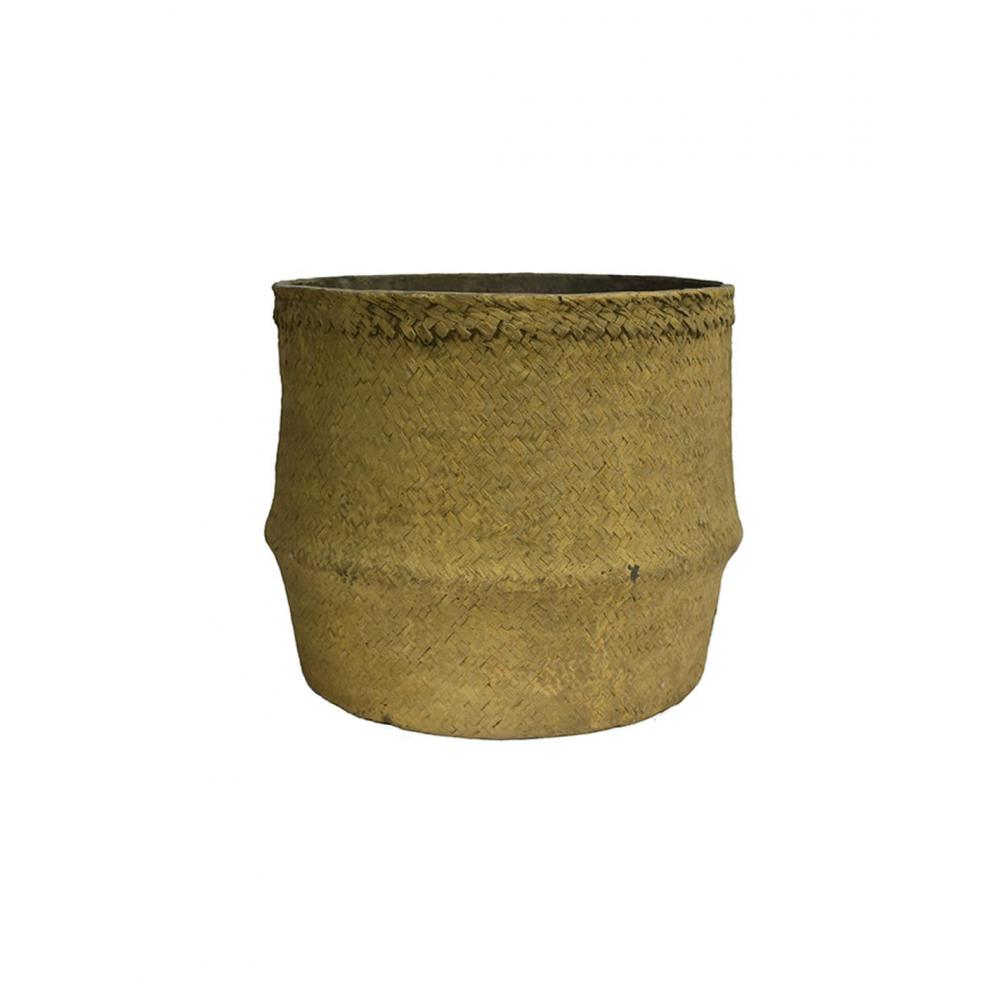 Κασπώ κεραμ.light rattan καφέ χρ.Φ38Χ31 Plastona 00.03.35626