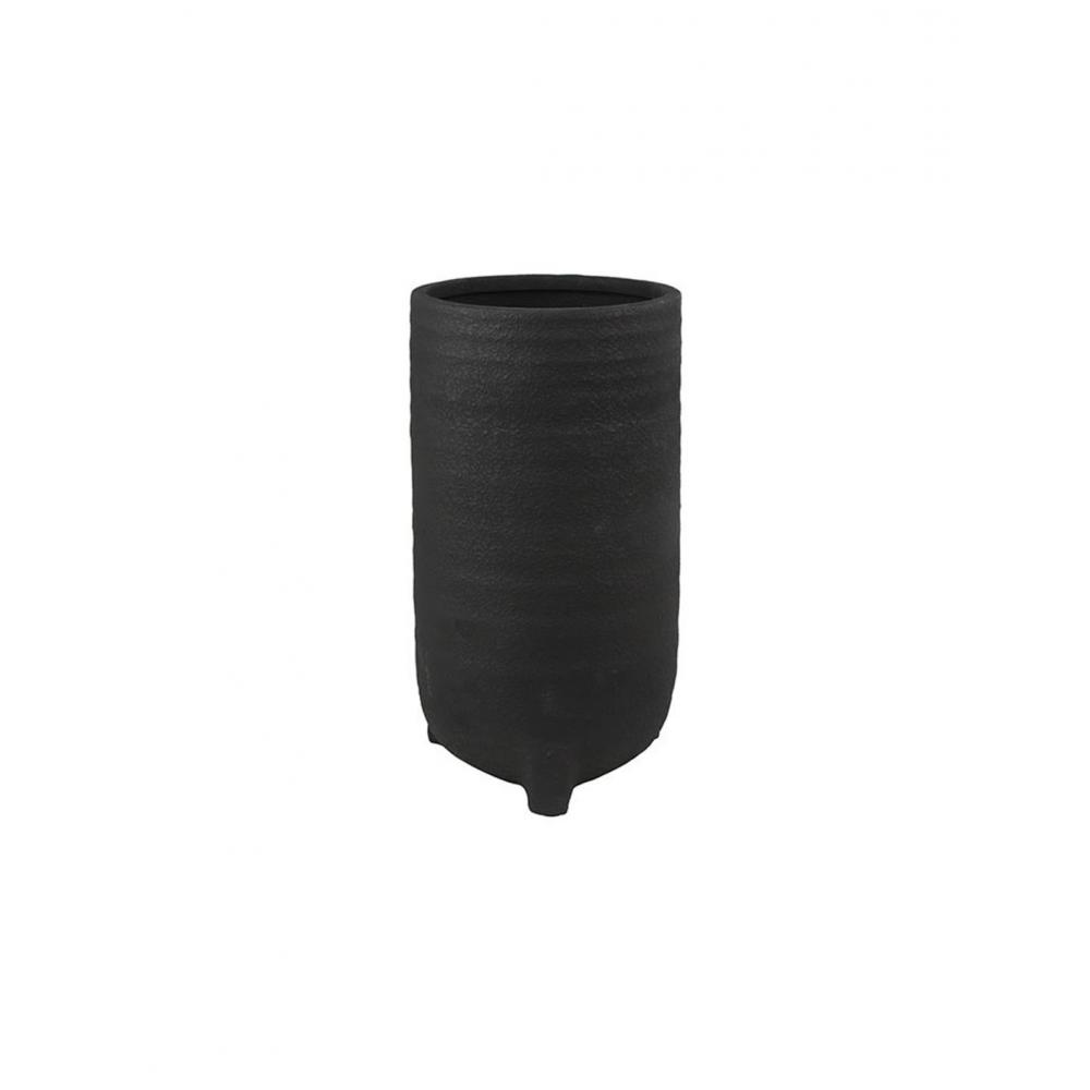 Κάσπώ κεραμ.μαύρο με πόδια Φ20,5 Η38,5cm Plastona 013.799335