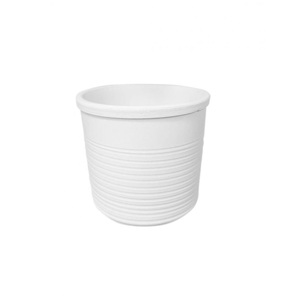 Κασπώ κεραμ.μπουλ λευκό Φ24Χ22 Plastona 02.1114784