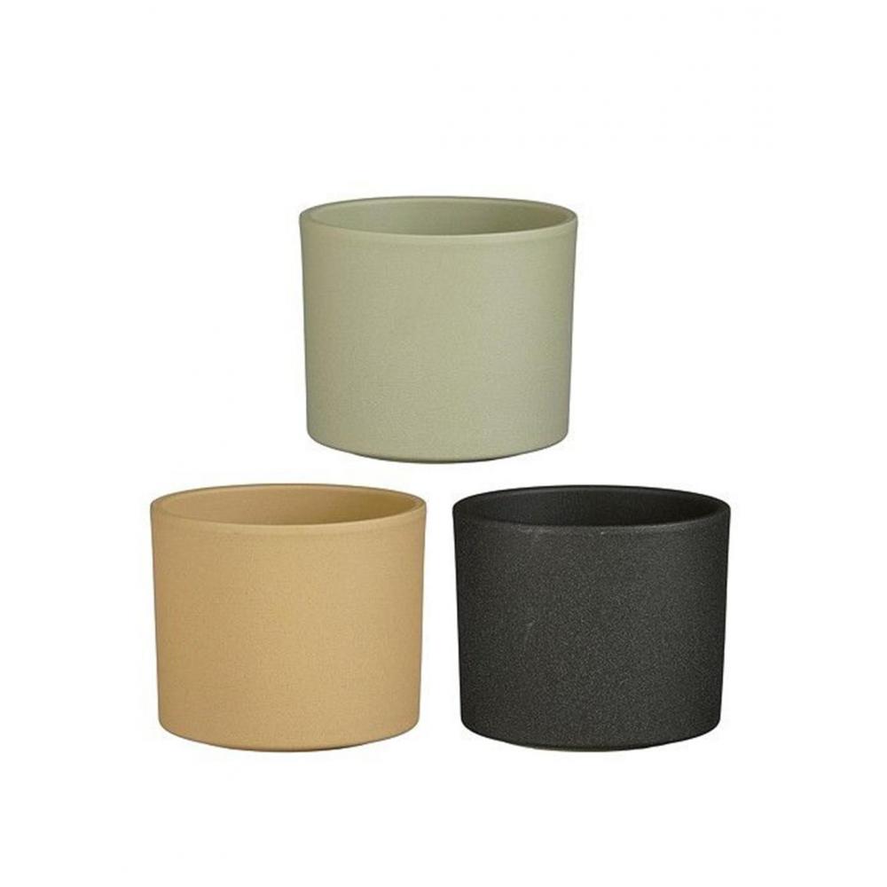 Κασπώ κεραμικό 3χρώματα Φ14Η13,5 cm Plastona 02.1193769