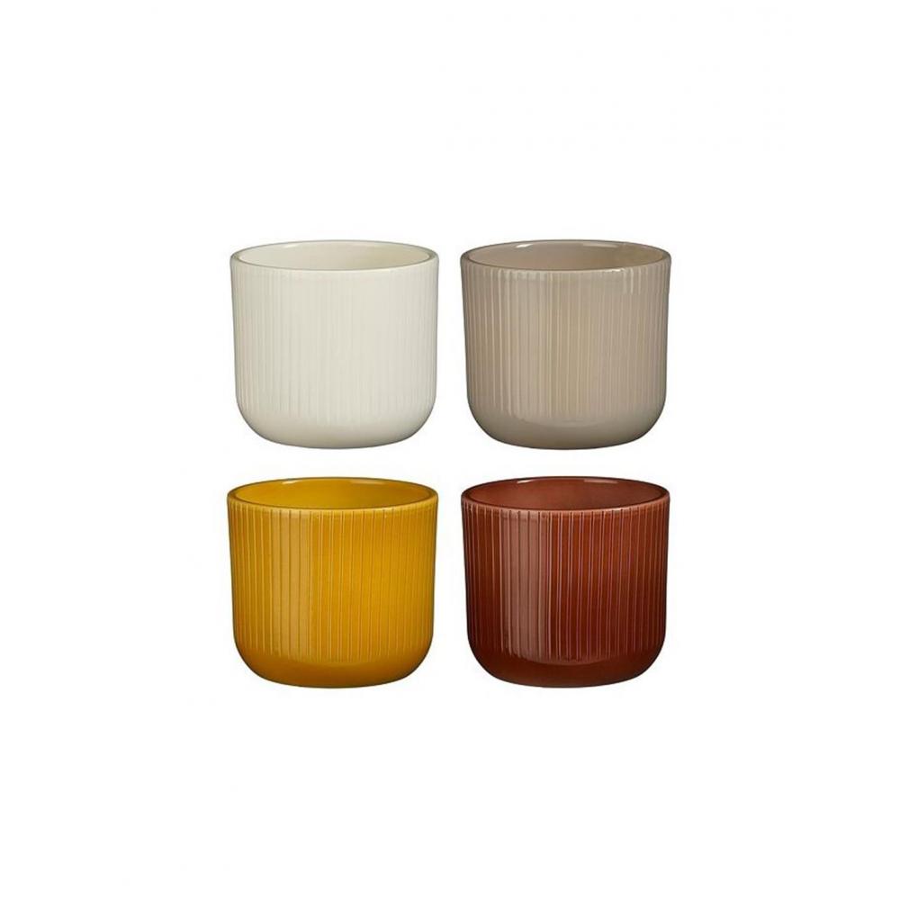 Κασπώ κεραμικό 4χρώματα Φ14Η12,5 cm Plastona 02.1193760