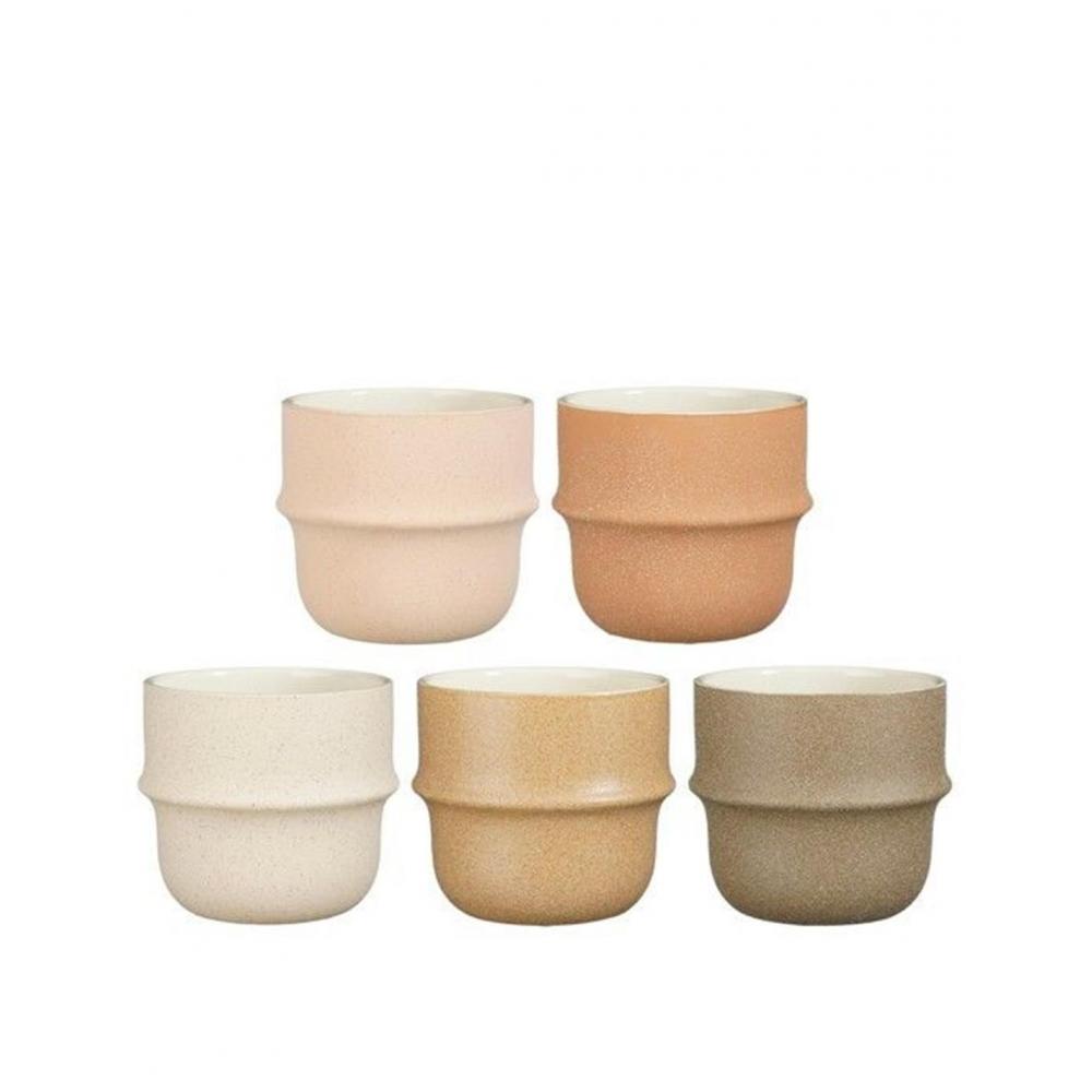 Κασπώ κεραμικό 5χρώματα Φ14,5Η12,5 cm Plastona 02.1192360