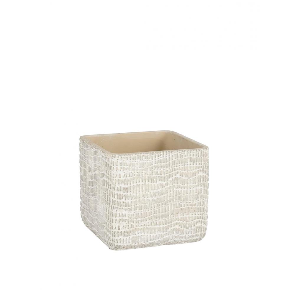 Κασπώ κεραμικό γκρι 14x14H12,5cm Plastona 02.1147637