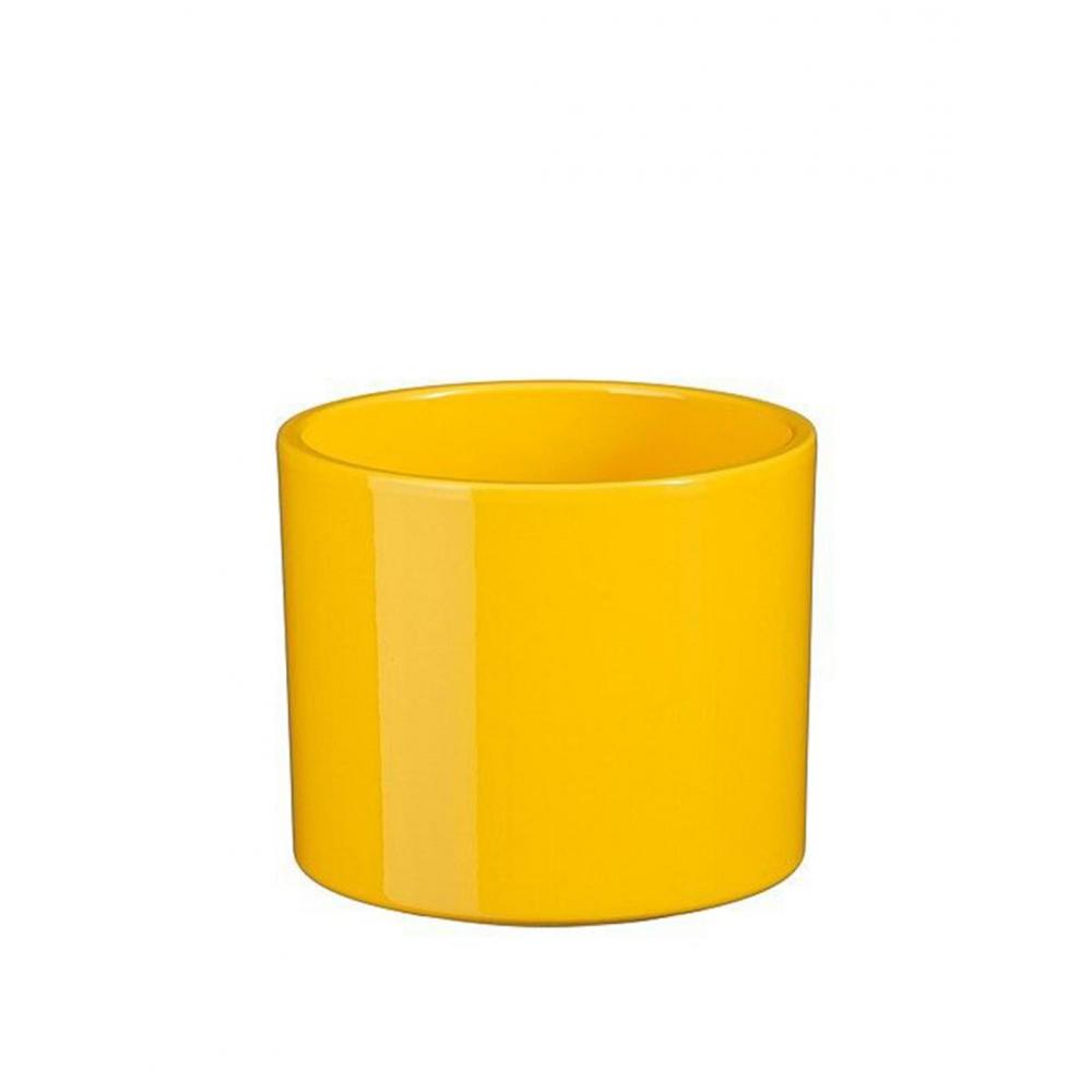 Κασπώ κεραμικό κίτρινο Φ12Η10cm Plastona 02.1133766