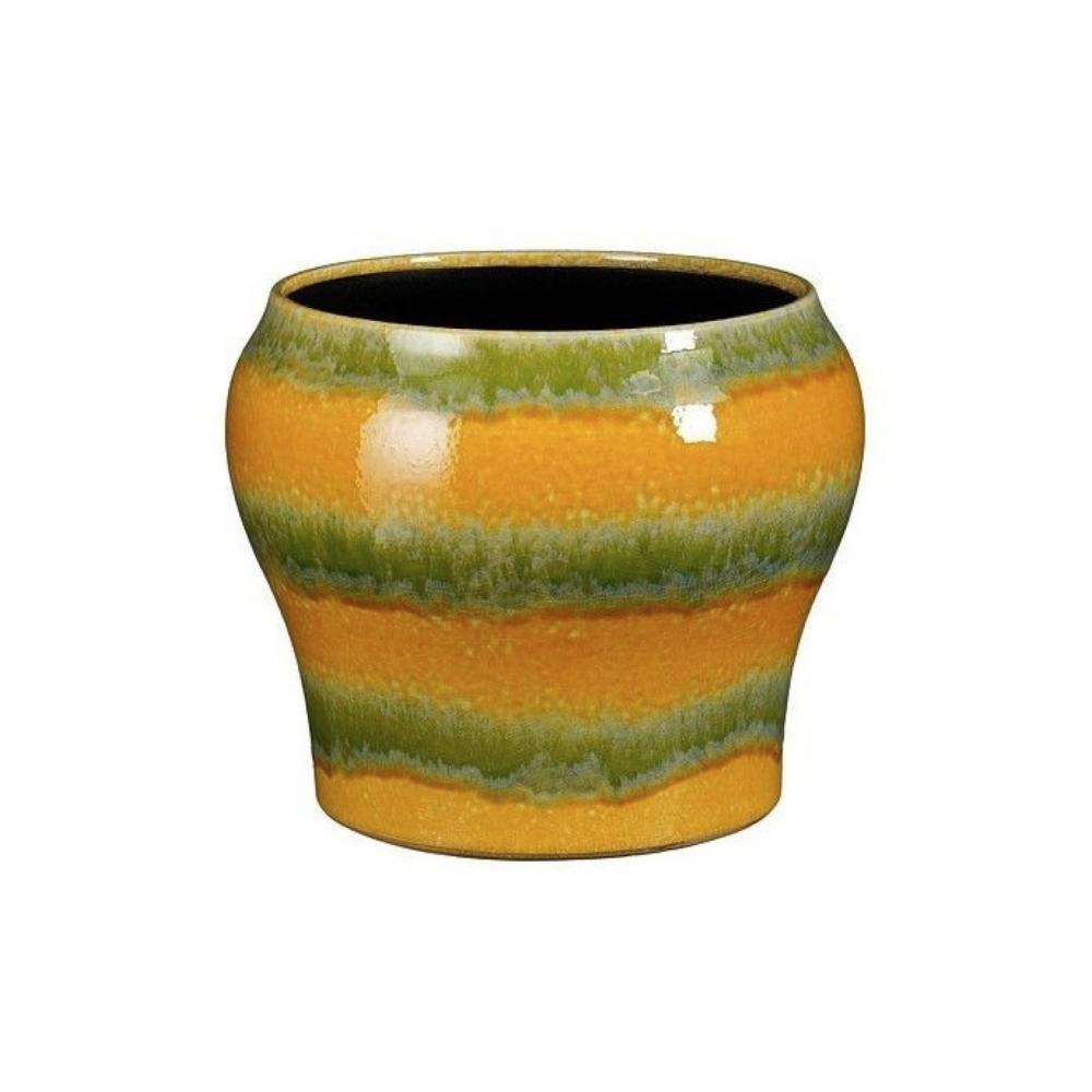 Κασπώ κεραμικό κίτρινο-πράσινο 19x17cm Plastona 02.1185586