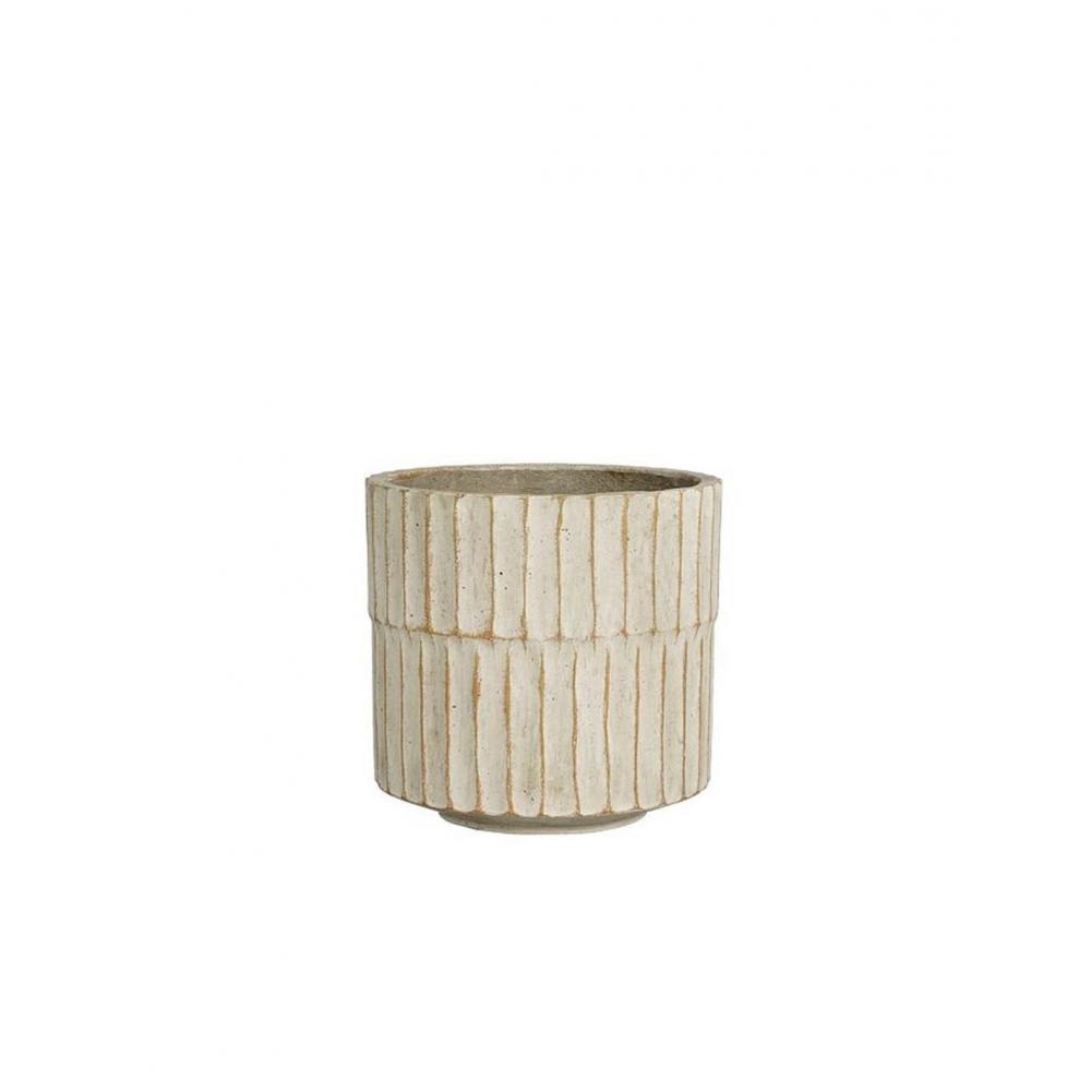 Κασπώ κεραμικό off white 20x19cm Plastona 02.1152836
