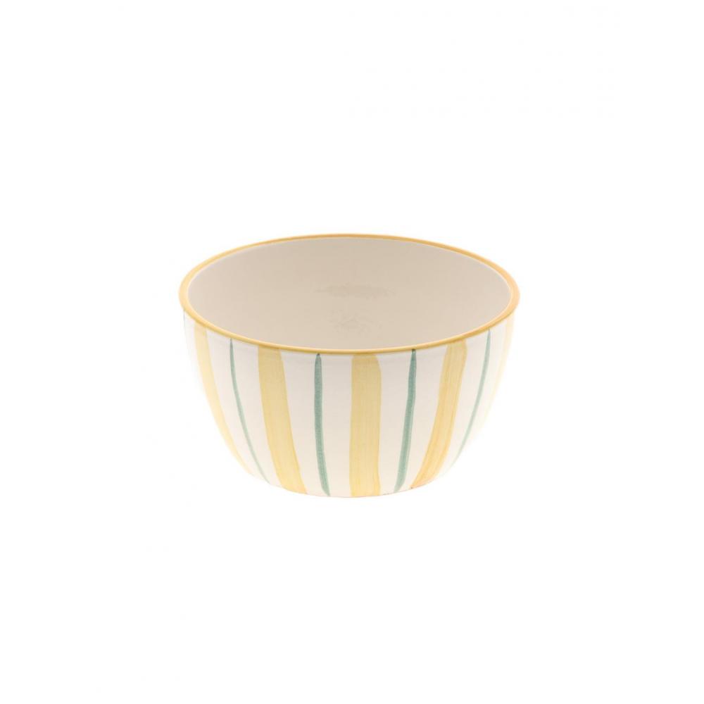Κασπώ κερμικό κίτρινες ρίγες 24x12cm Plastona 012.512600099