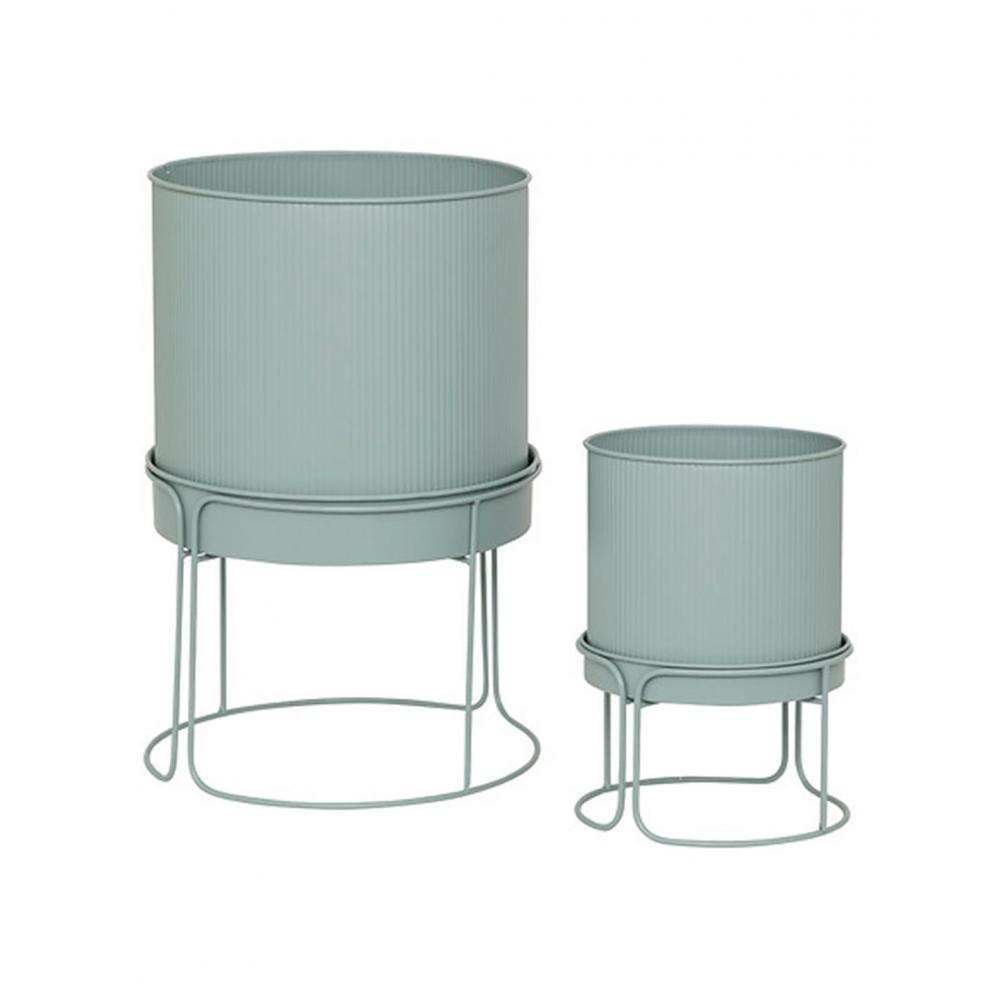 Κασπώ μεταλλικά σε βάση βεραμαν σετ 2/Φ30x44,3cm Plastona 07.198172A