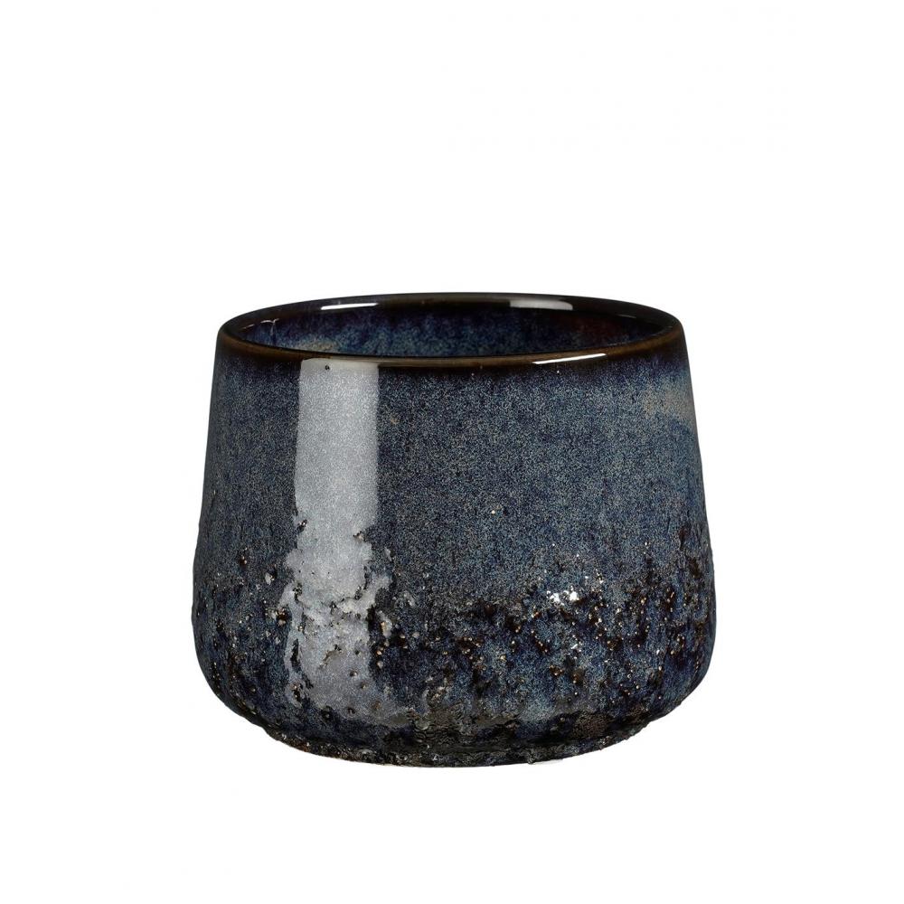 Κασπώ μπλε σκούρο κεραμικό Φ13,5Η11cm Plastona 02.1166146