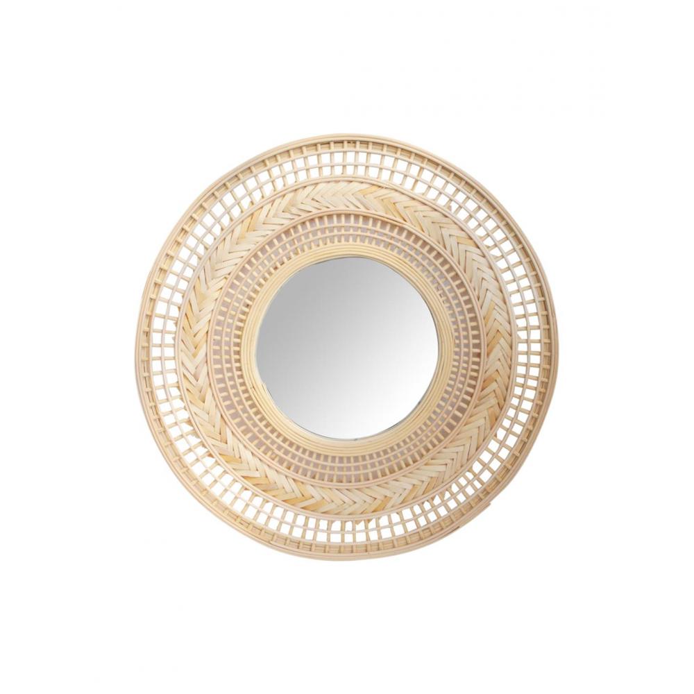 Καθρέπτης bamboo στρογγυλός Φ55/25Η1,8cm Plastona 00.06.61429