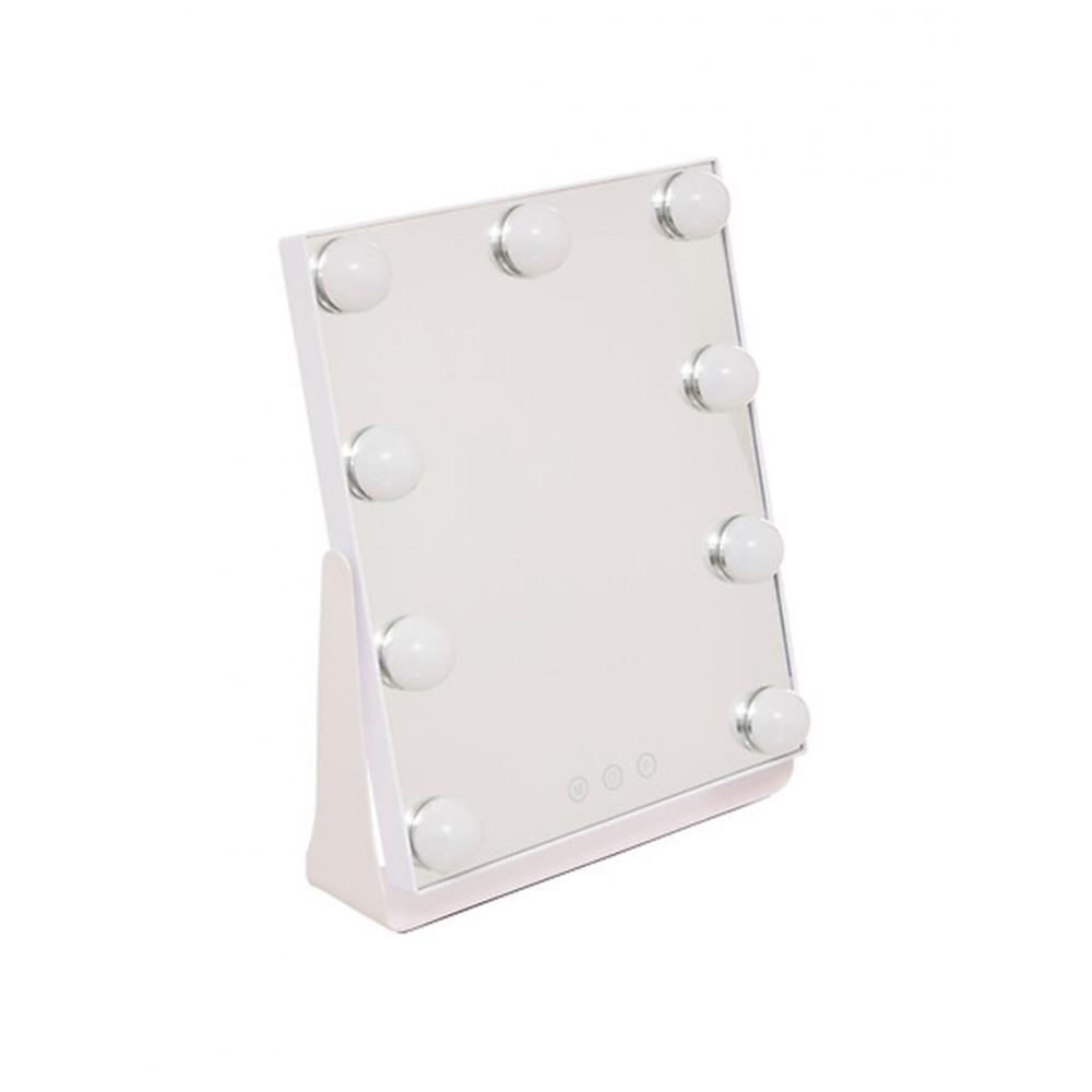 Καθρέφτης με λάμπες LED 27x32cm Plastona 07.213303