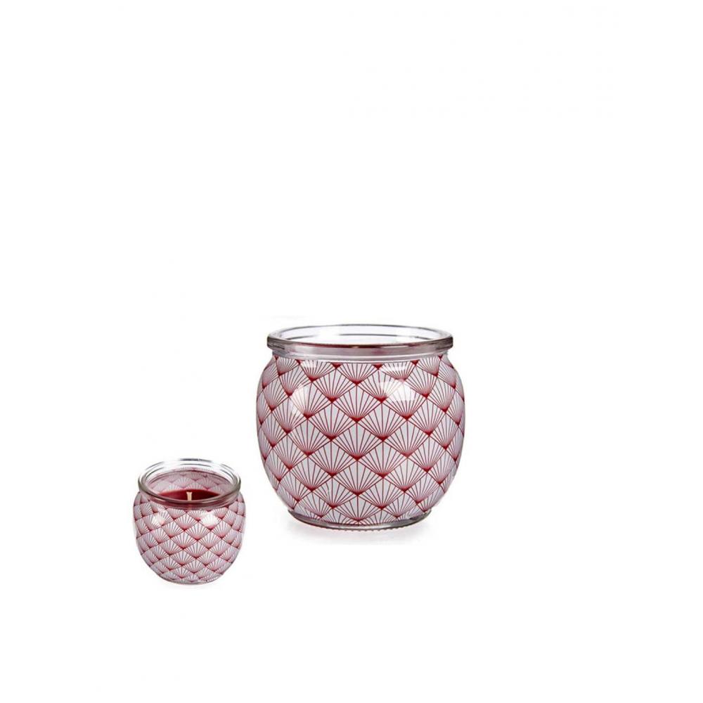 Κερί APPLE AND CINNAMON σε γυάλινο ποτήρι Φ7,5Η6,3cm Plastona 029.13573