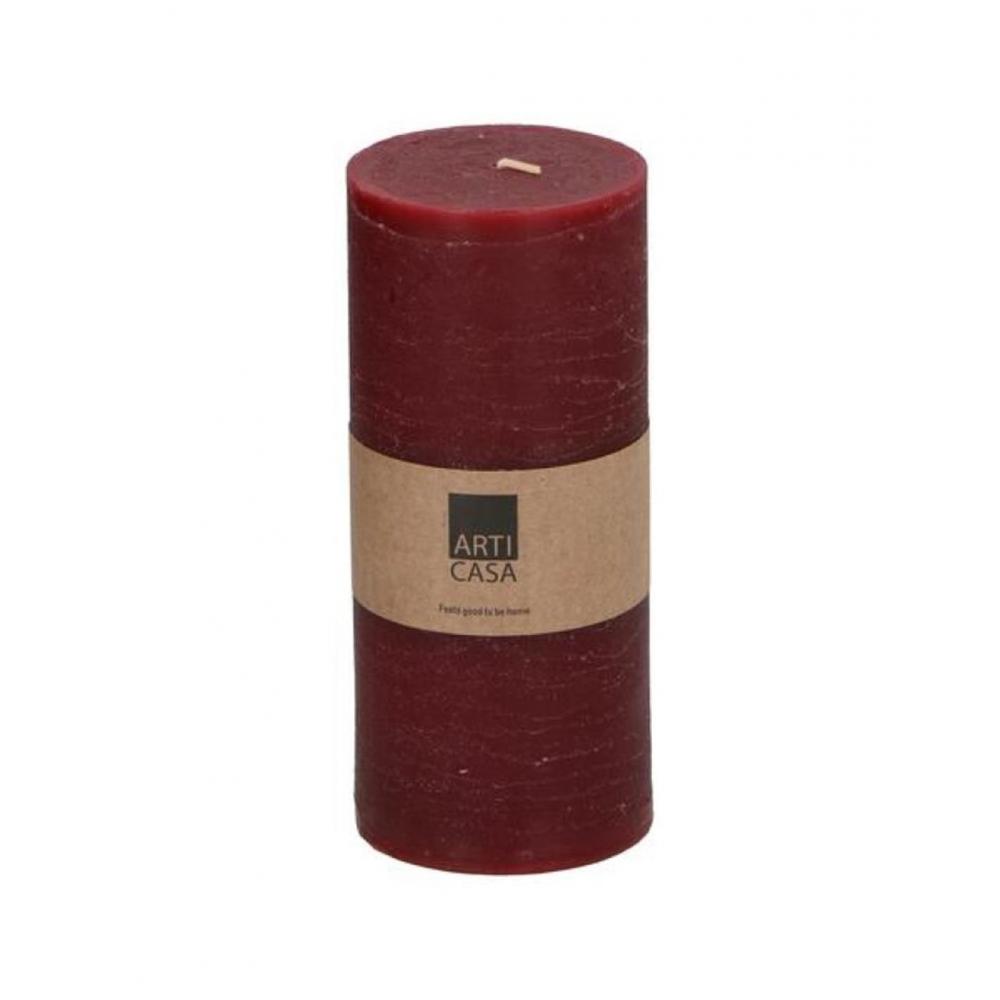 Κερί κορμός κόκκινο Φ7 Η16cm Plastona 03.24383