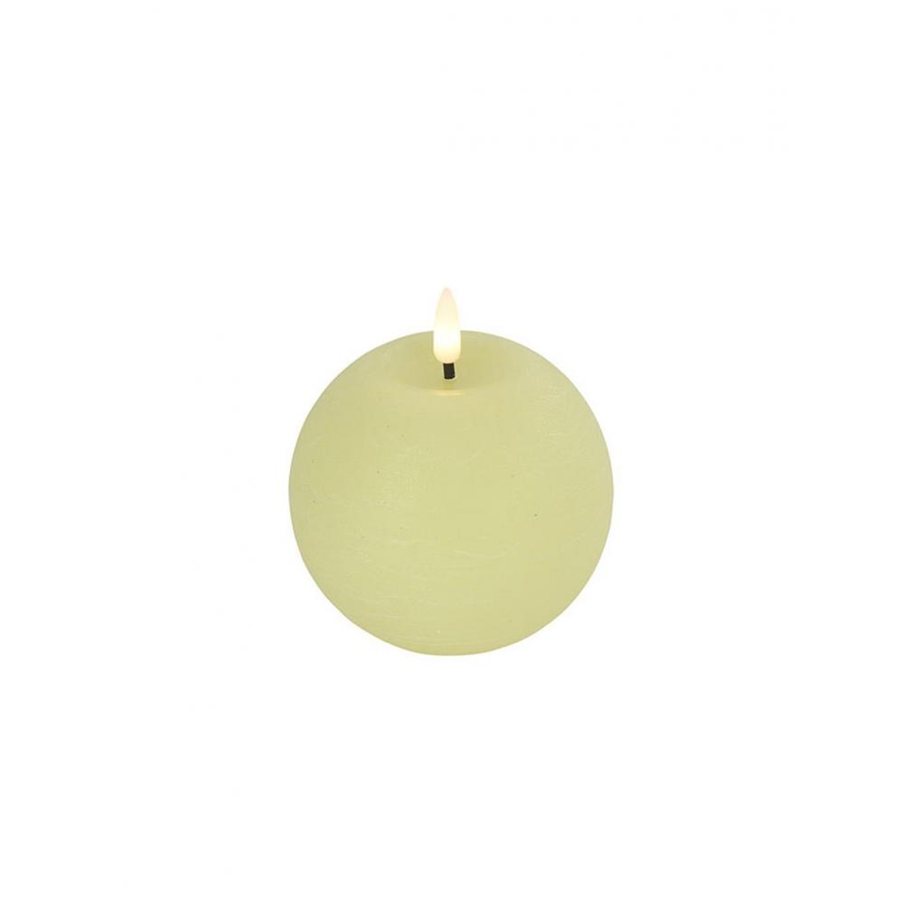Κερί μπάλα led εκρού 10Χ11cm Plastona 013.798756