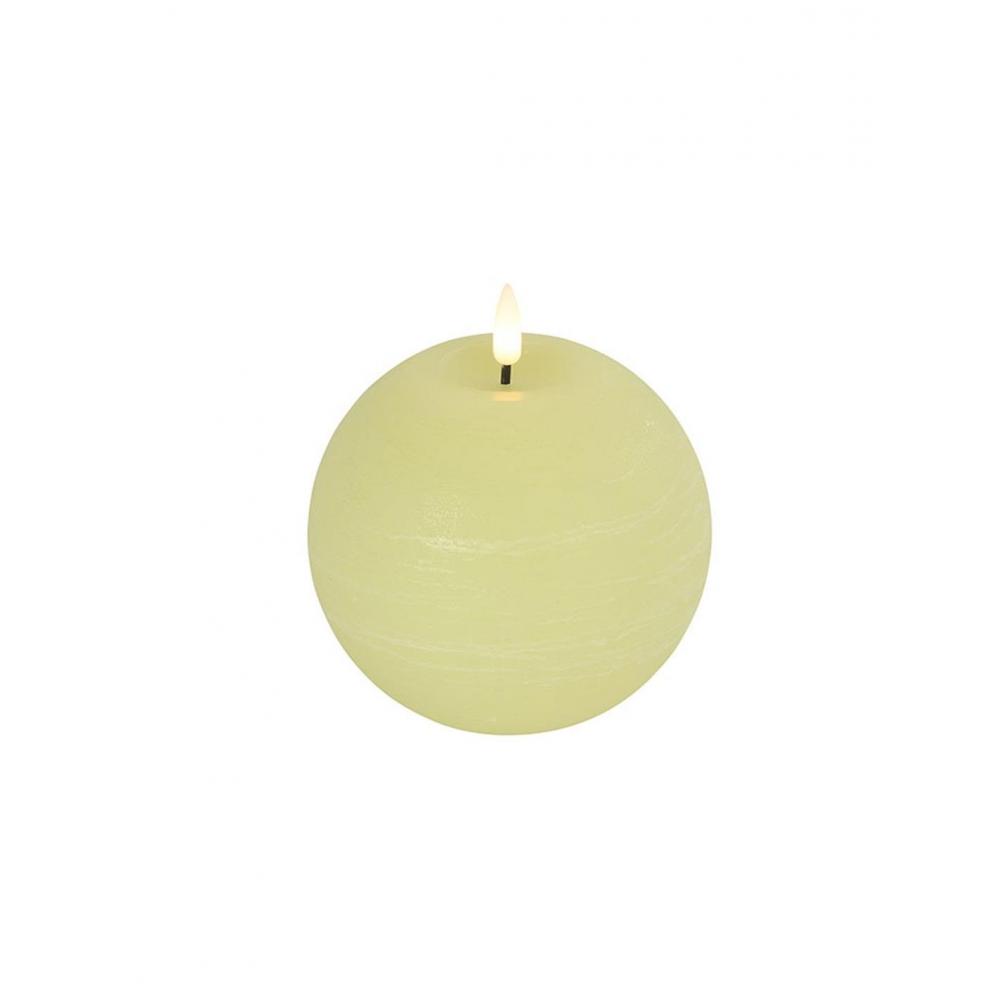 Κερί μπάλα led κρεμ 12Χ12Χ12,5cm Plastona 013.798757