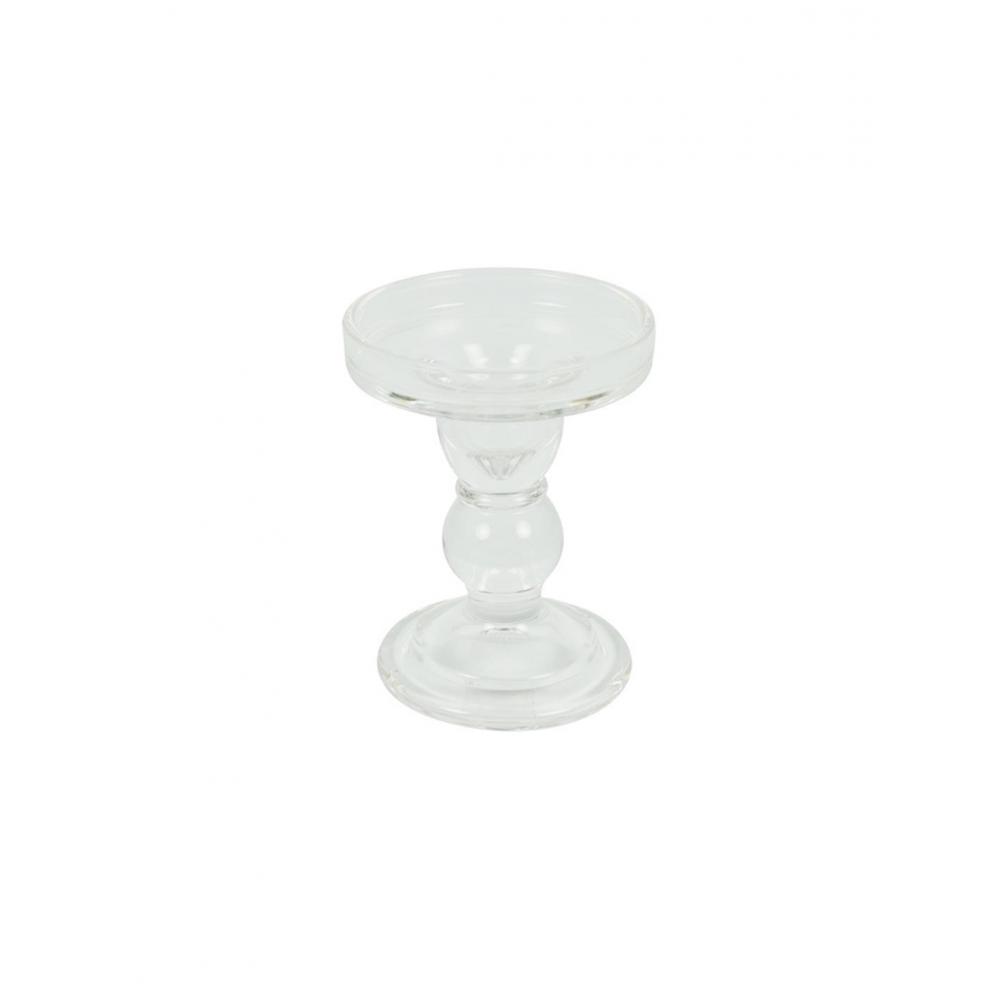 Κηροπήγιο γυαλ.διάφανο Φ8,5Η11,5cm Plastona 013.815715