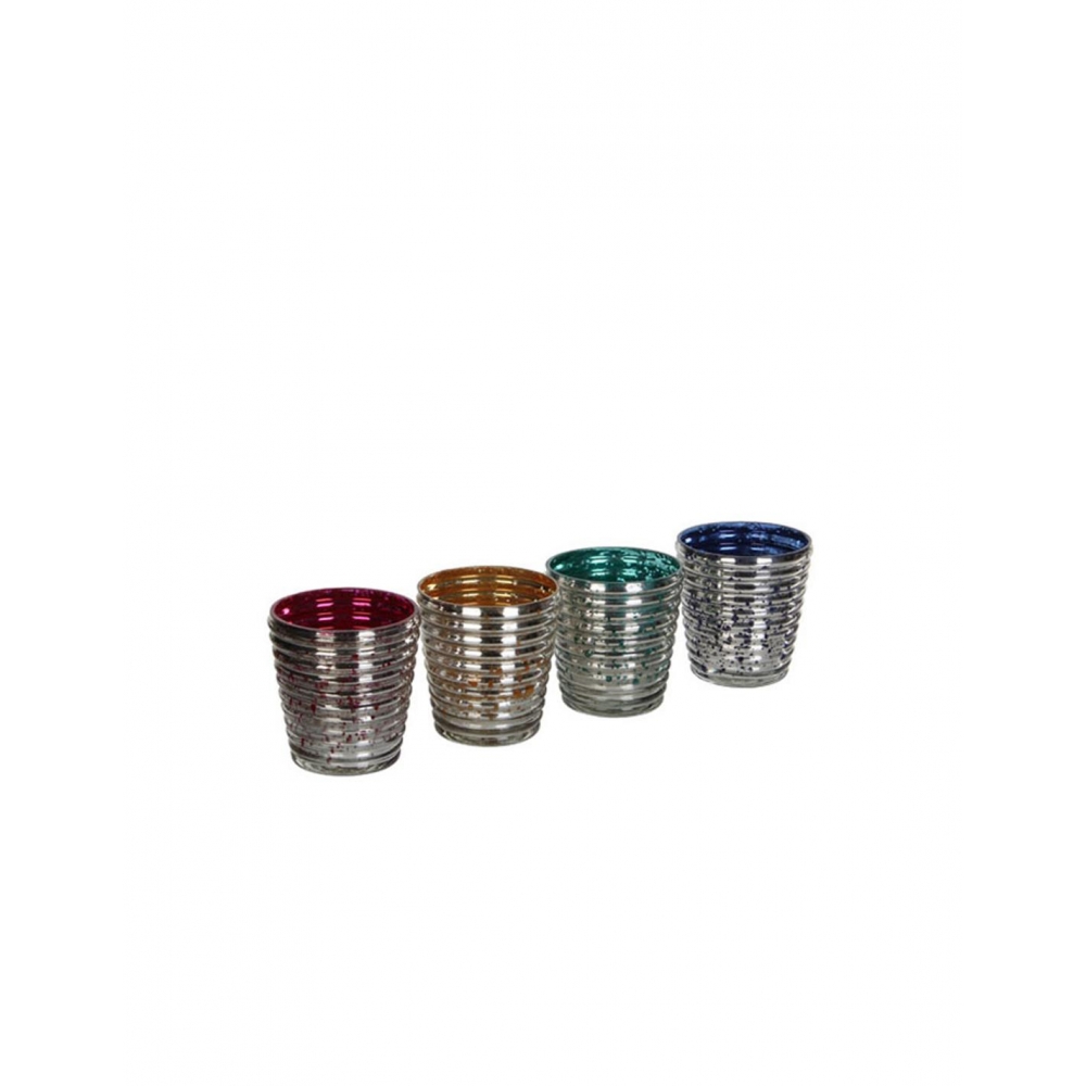 Κηροπήγιο γυαλ.Φ7Χ7εκ. 4χρ. Plastona 02.138447