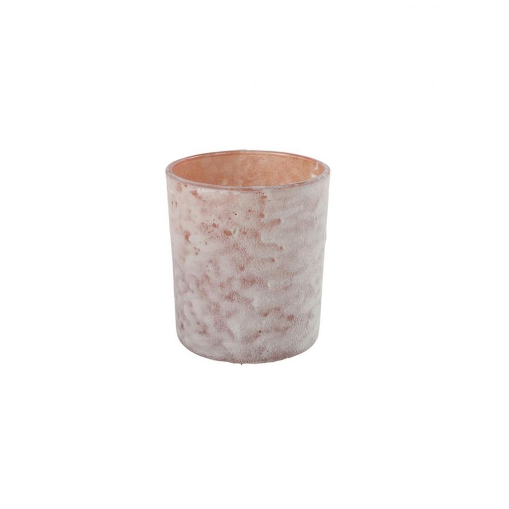 Κηροπήγιο γυαλ.snow ροζ  9Χ10 Plastona 013.789403