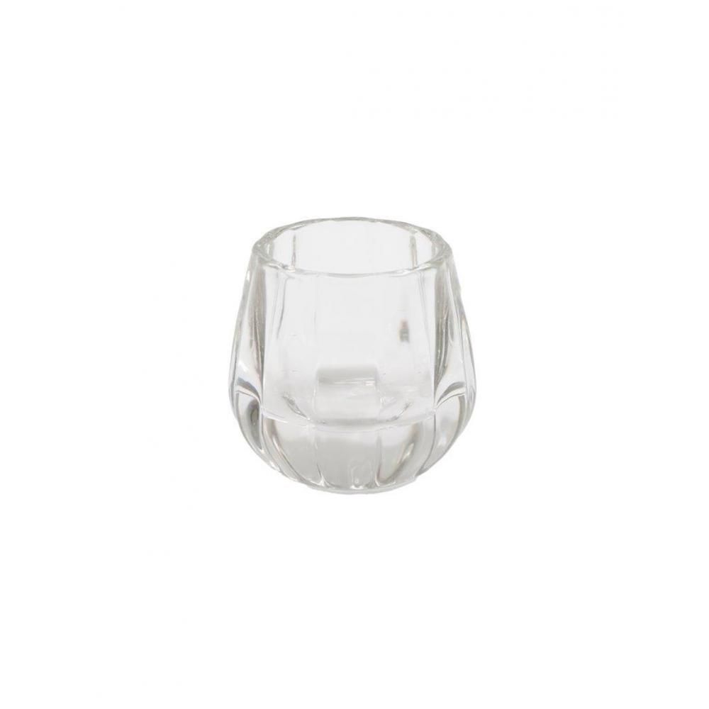 Κηροπήγιο γυάλινο 8x7,5cm Plastona 014.CH6429