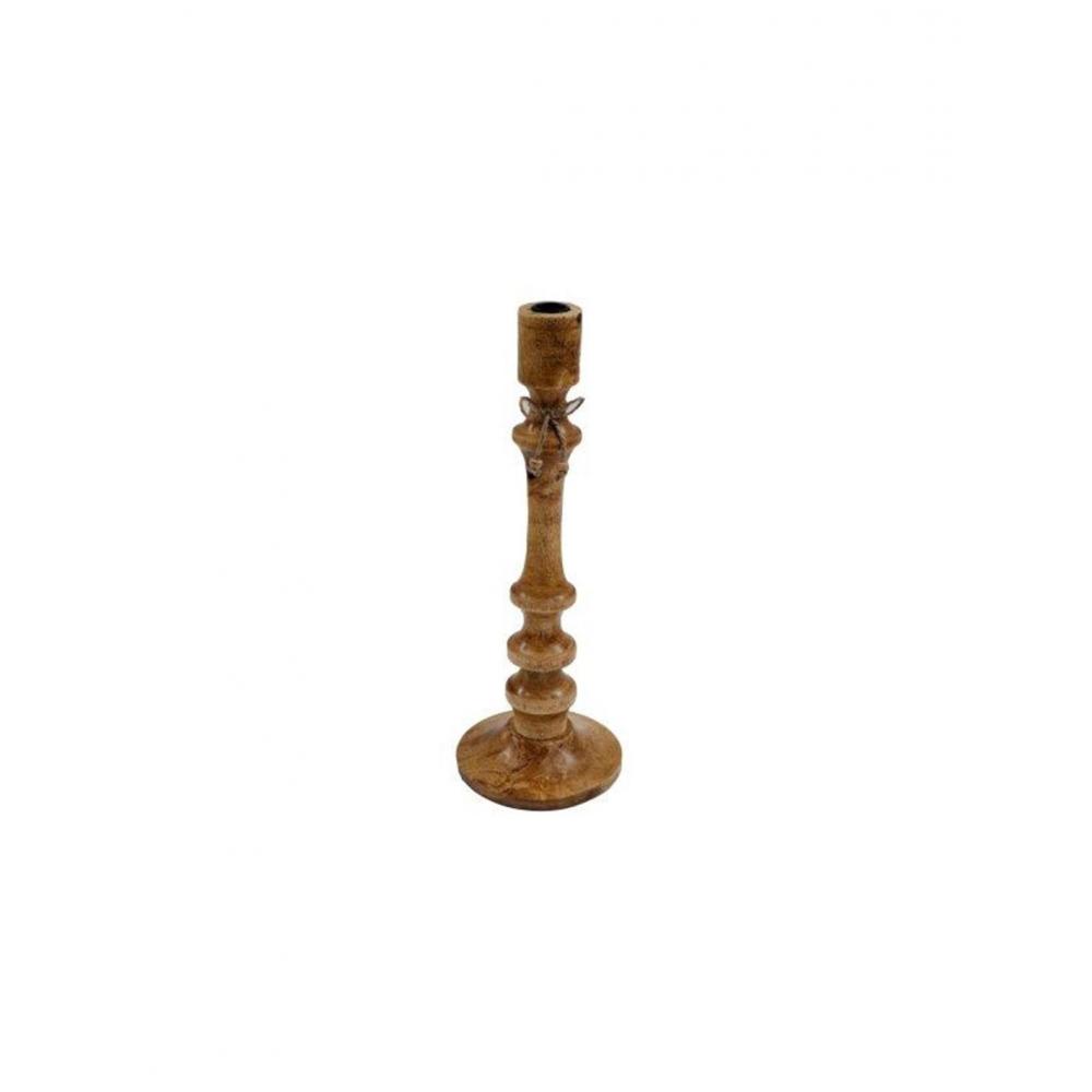 Κηροπήγιο ξύλινο 14x41cm Plastona 014.CH6442
