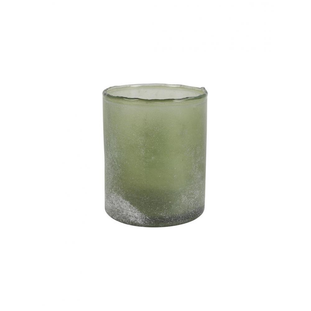 Κηροπήγιο ποτήρι πράσινο Φ13 Η15,5cm Plastona 013.801241