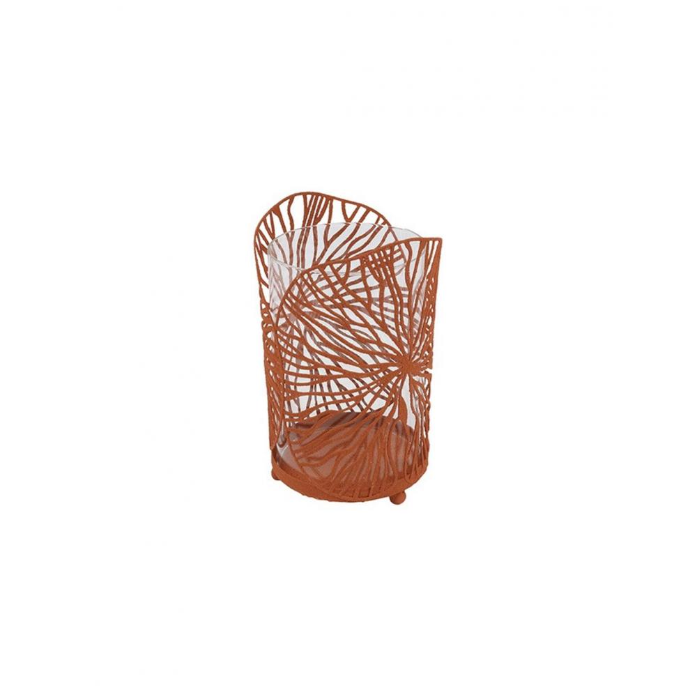 Κηροπήγιο σχ.φυλλα μεταλ.terra 11Χ18,5 Plastona 013.829093