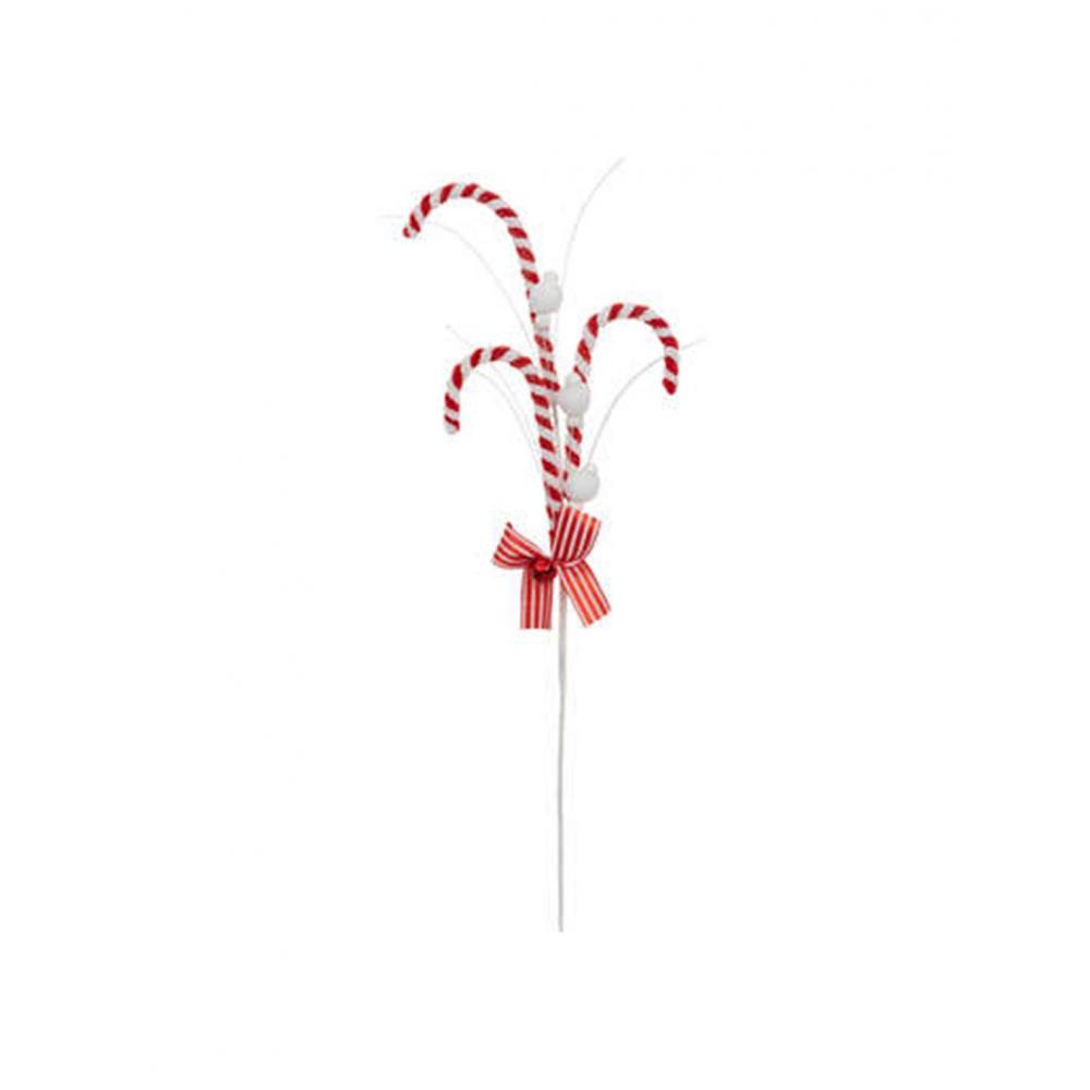 Κλαδί candy Χ3 , κόκκ/ασπρο, 85εκ. Plastona 07.191377