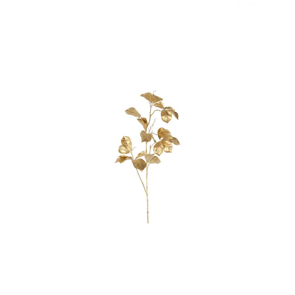 Κλαδί φύλλο μεταλ.χρυσό Η120 cm Plastona 013.815845