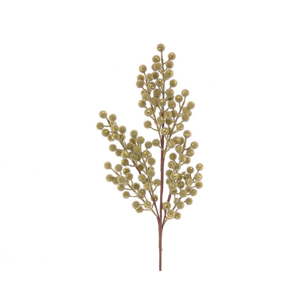 Κλαδί lime green Berries H65 cm Plastona 00.11.21508