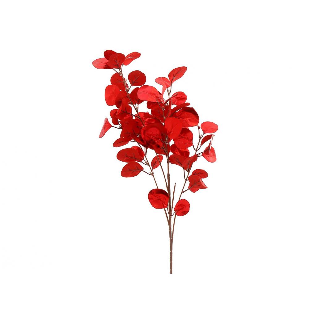 Κλαδί με κόκκινα φύλλα Η88cm Plastona 00.11.16924