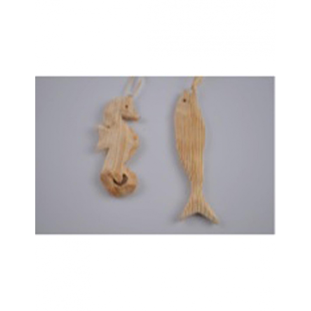 Κοχύλια ξύλινα κρεμ. 20εκ. Plastona 012.301127086