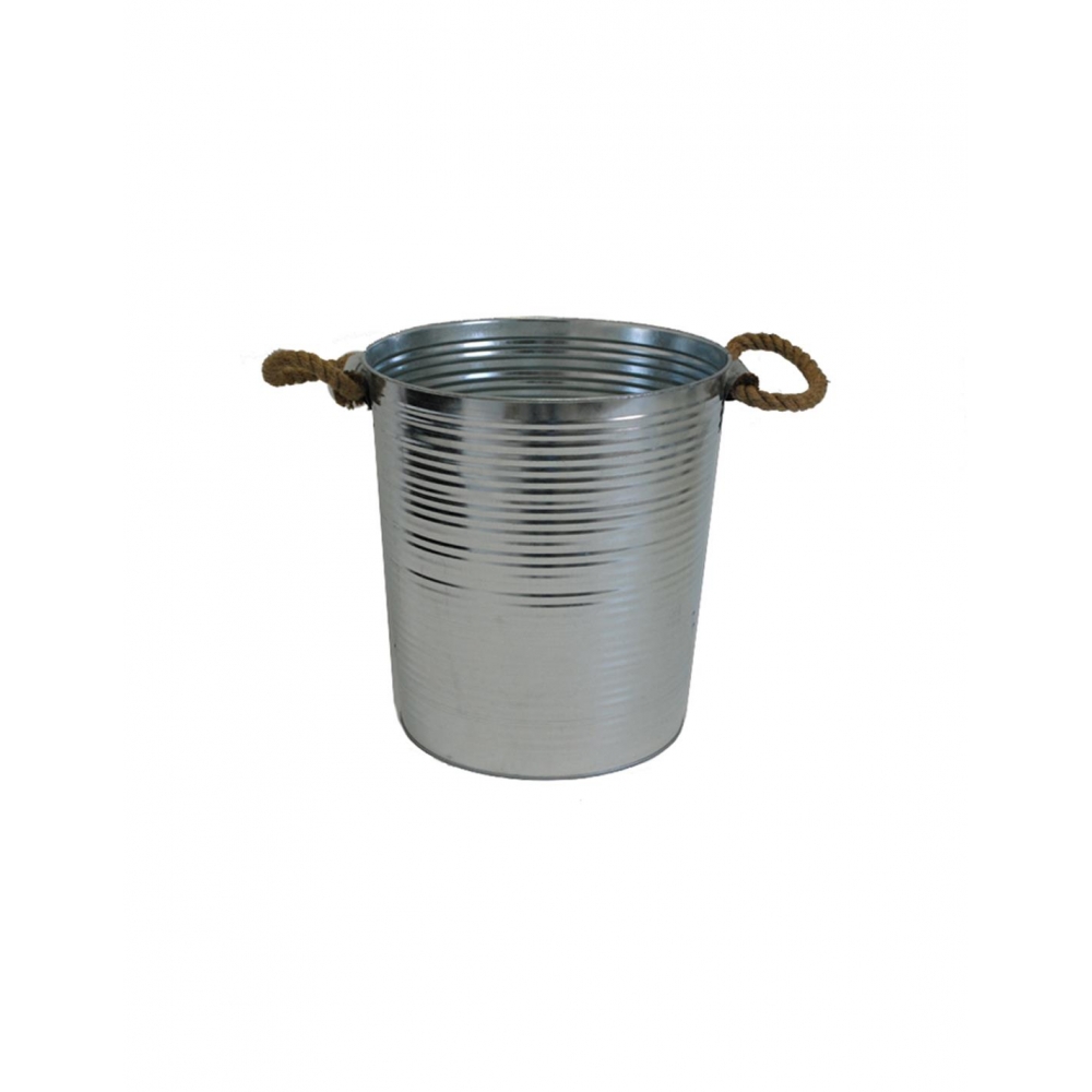 Κουβάς ριγέ γαλβ.με σχοινί 43.5Χ41.5 Plastona 00.05.5977