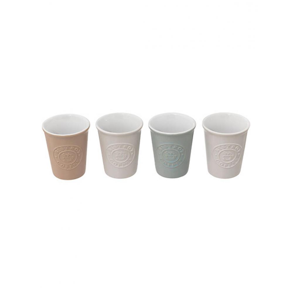Κούπα espresso set 4/10cl/6,2 x 7,5 cm Plastona 07.196358