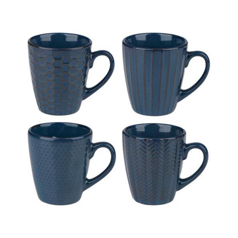 Κούπα κεραμ. μπλε 4σχ.200ml Plastona 03.55282