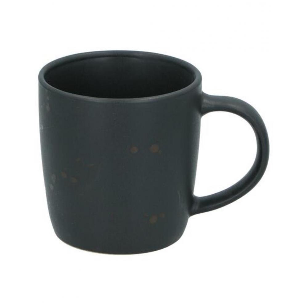 Κούπα μαύρη Stoneware 350ml Plastona 03.50061