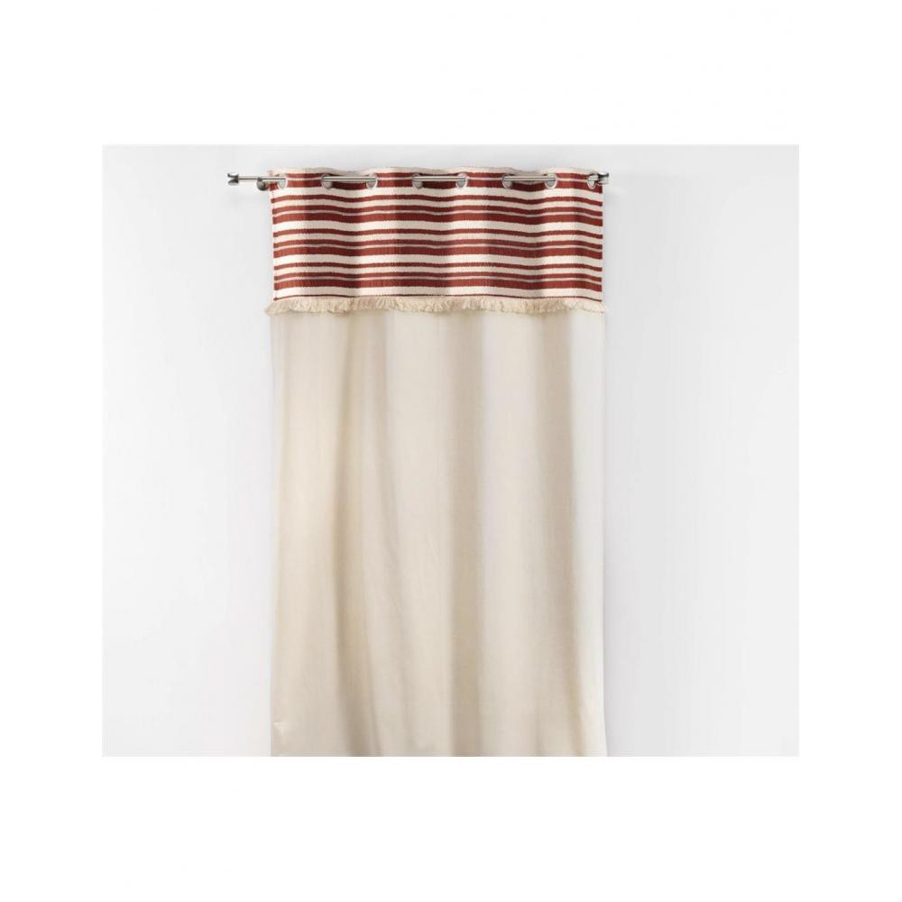 Κουρτινα COTTON /εκρού σχέδιο terracotta  140x240 cm Plastona 027.1609821