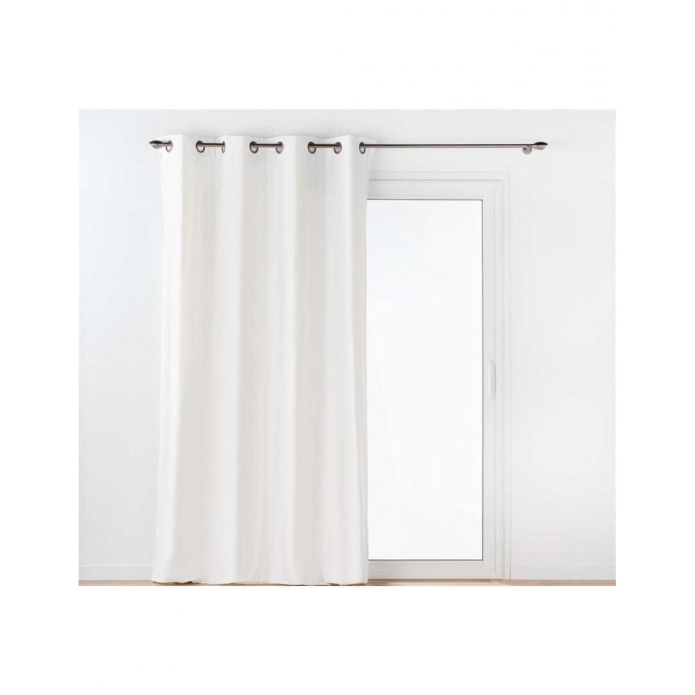 Κουρτίνα λευκή cotton/polyester 135x260cm Plastona 027.1612134