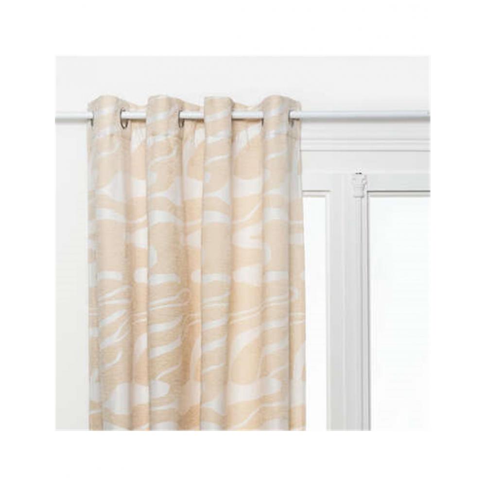 Κουρτίνα με μπεζ σχέδια 140x260cm Plastona 07.204475