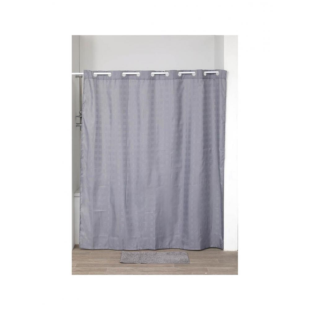 Κουρτίνα μπάνιου Polyester 180Χ200 γκρι Plastona 06.1207180