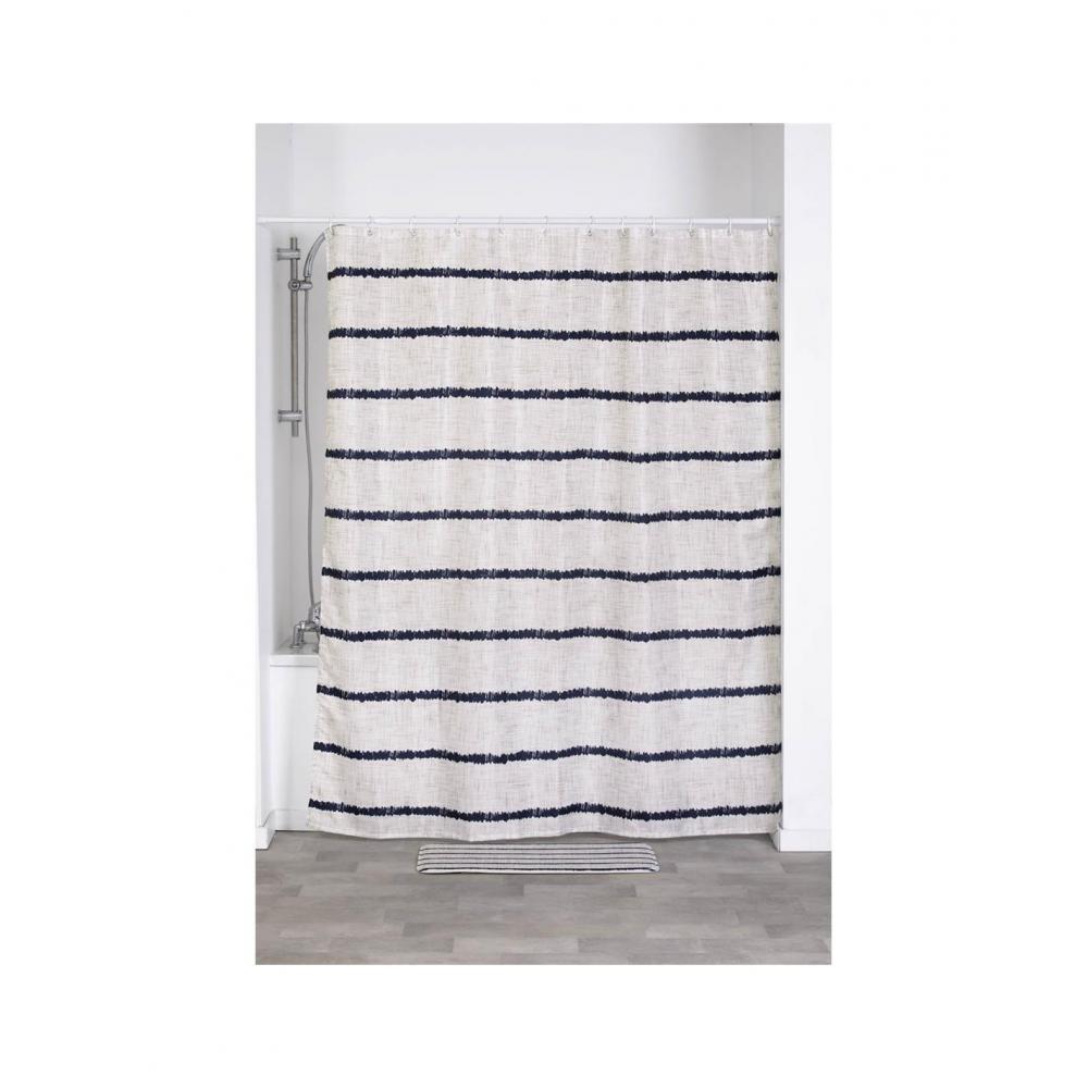 Κουρτίνα μπάνιου Polyester 180Χ200 manureva stripes Plastona 06.1200741B