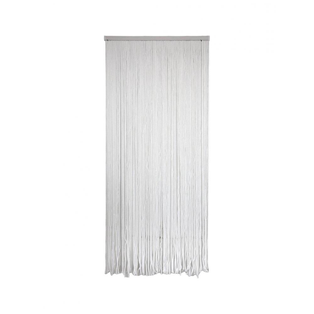 Κουρτίνα pompon κρόσι λευκή 90Χ200cm Plastona 05.5515301