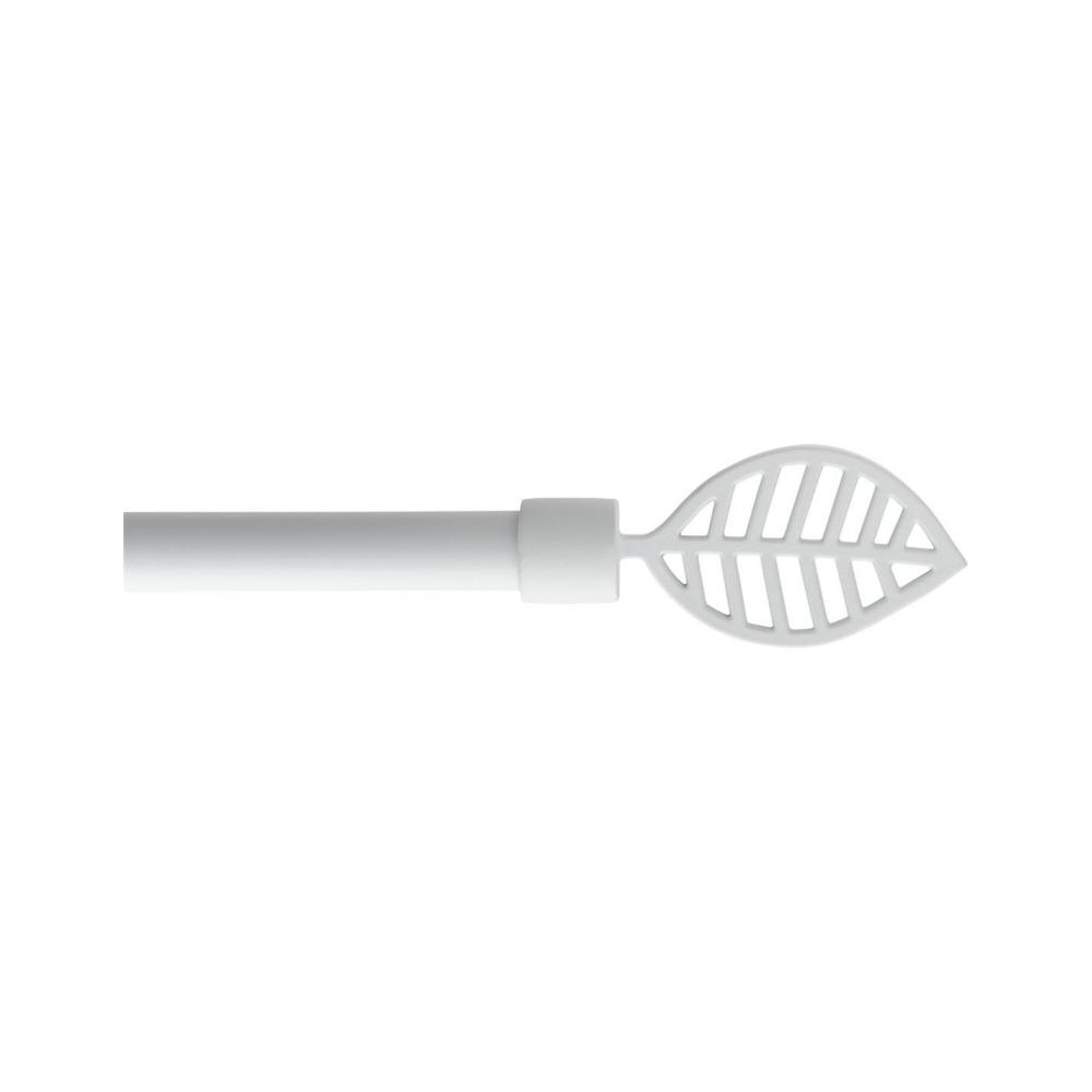Κουρτινόξυλο μεταλ.λευκό