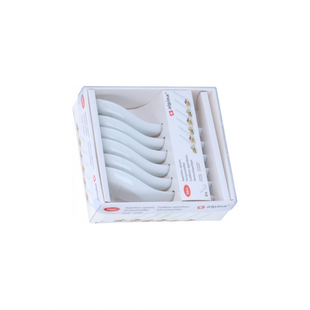 Κουτάλι CE Pvc λευκή 12,5x4x1,5cm Plastona 03.13951